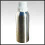 Aluminum bottle with plastic plug and white tear off cap.  Capacity : 500ml (16oz)