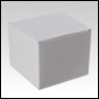 White square box for 40 ml Cream Jars. Comes with protective cardboard paper .
