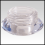 Clear Plastic Cream or Powder Jar. Good for use as samplers.Capacity: 3ml(1/9oz) 