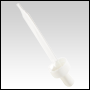 Clear glass dropper with white bulb. Dropper for 2oz-bottle