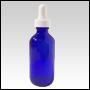 Blue glass bottle w/White Dropper. Capacity: 2.14oz(60ml)