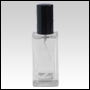 Empire Glass Bottle With Black Spray Pump and Cap.
Capacity: 1 2/3oz (50ml)